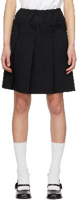 Shushu/Tong Black Pleated Miniskirt