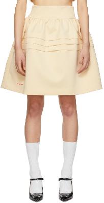 Shushu/Tong Beige Puff Skirt