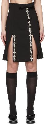 Shushu/Tong SSENSE Exclusive Black Split Skirt