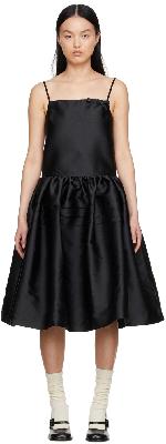 Shushu/Tong Black Polyester Mini Dress