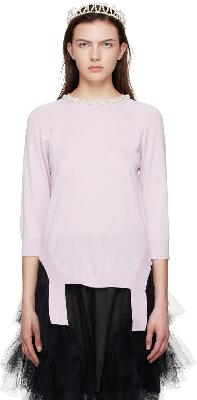 Simone Rocha Purple Wool Sweater