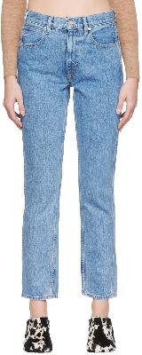 SLVRLAKE Blue Virginia Slim Jeans