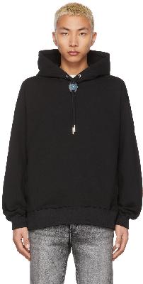 Solid Homme Black Back Graphic Hoodie