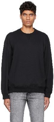 Solid Homme Black Twill Sweater