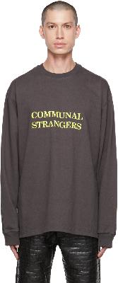Song for the Mute Gray 'Communal Strangers' Sweatshirt