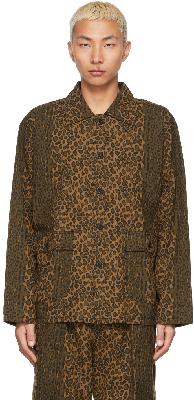 South2 West8 Brown Leopard Hunting Shirt