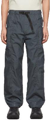 South2 West8 Grey Gabardine Belted Trousers