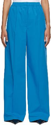 Sportmax Blue Petali Lounge Pants