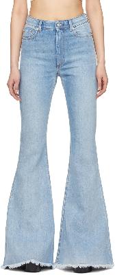 Sportmax Blue Slim Flare Jeans