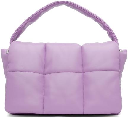 Stand Studio Purple Wanda Clutch Bag