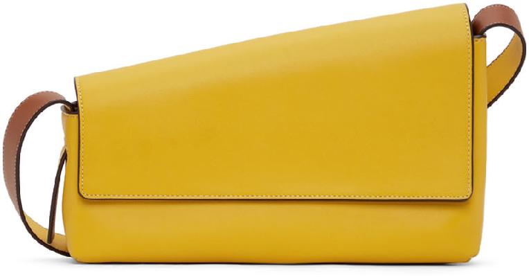 Staud Yellow Acute Shoulder Bag