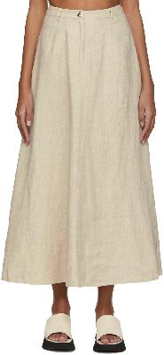 Staud Off-White Cybele Skirt