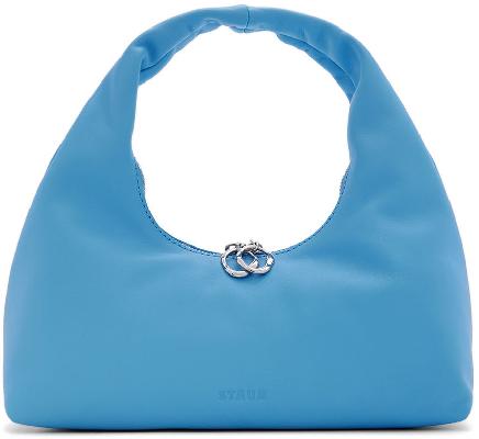 Staud Blue Mini Enzo Bag