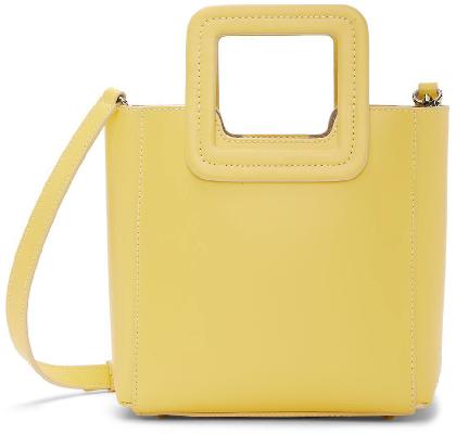 Staud Yellow Mini Shirley Bag