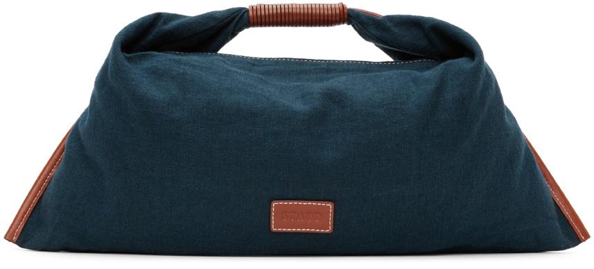 Staud Blue Jetson Shoulder Bag