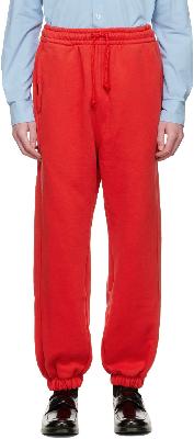 Stefan Cooke Red Cotton Lounge Pants