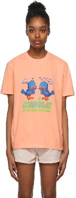 Stella McCartney Pink Y2K Kitsch Bird Print T-Shirt