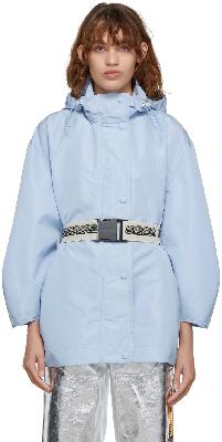 Stella McCartney Blue Hooded Jacket