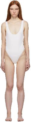 Stella McCartney White Falabella One-Piece Swimsuit