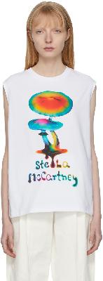 Stella McCartney White Mushroom Print T-Shirt