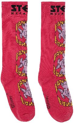 Stella McCartney Pink Fantasia Pegasus Socks