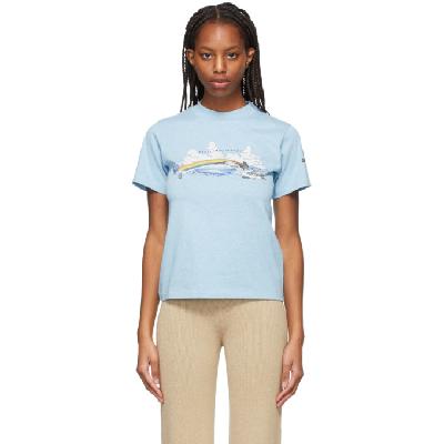 Stella McCartney Blue Rainbow Dolphin T-Shirt