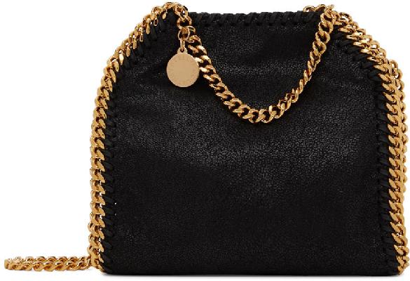 Stella McCartney Black Tiny Falabella Shoulder Bag
