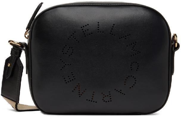 Stella McCartney Black Mini Logo Shoulder Bag