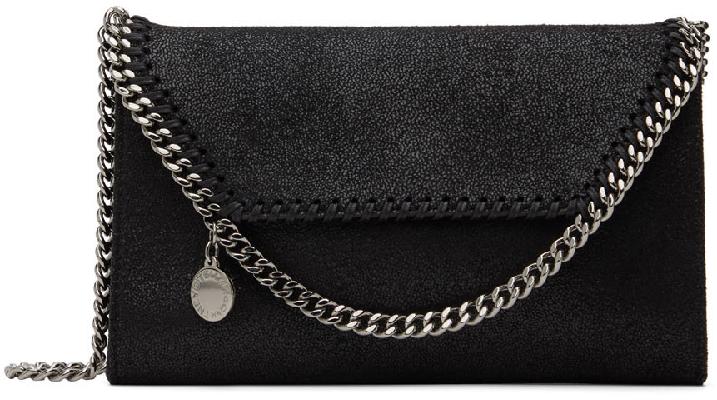 Stella McCartney Black Mini Falabella Shoulder Bag