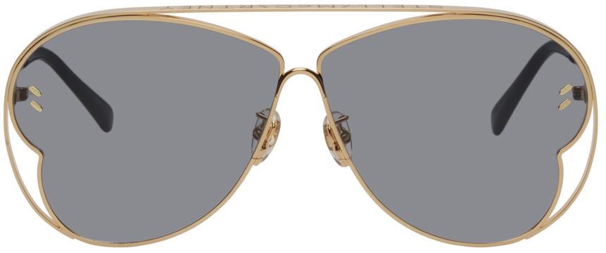 Stella McCartney Gold Butterfly Sunglasses