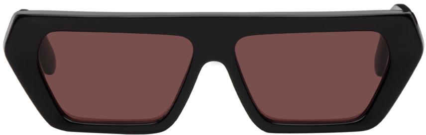 Stella McCartney Black Geometric Sunglasses