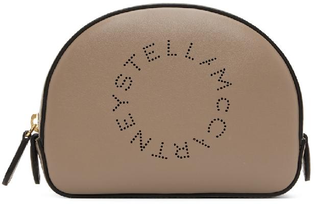 Stella McCartney Taupe Faux-Leather Pouch