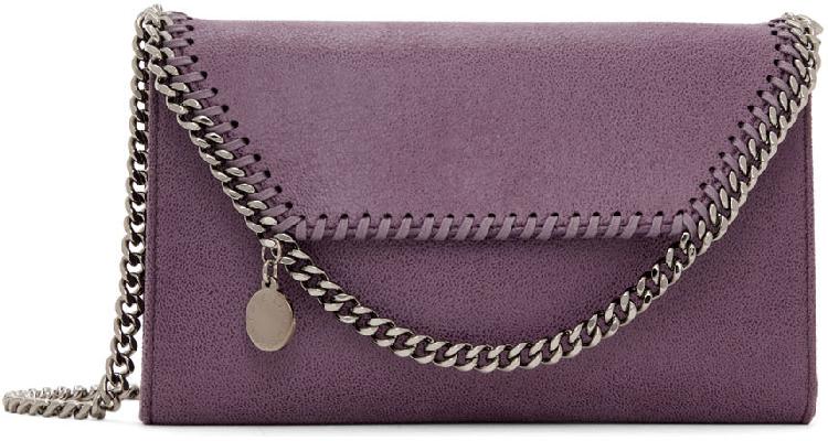 Stella McCartney Purple Mini Falabella Bag