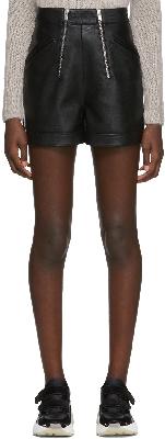Stella McCartney Black Alter Leather Shorts