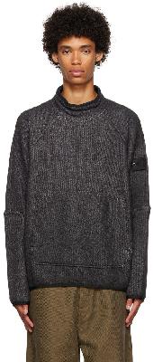 Stone Island Shadow Project Gray Raglan Sweater