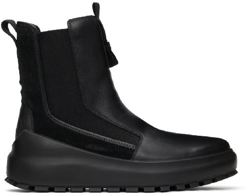 Stone Island Shadow Project Leather & Suede Chelsea Boots