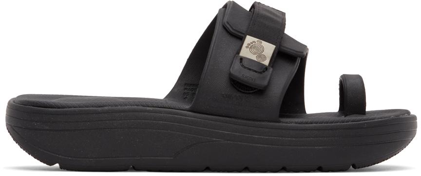 Suicoke Black UTA Sandals