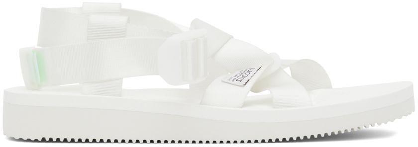 Suicoke White CHIN2-Cab Sandals