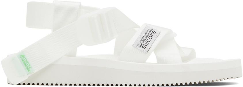 Suicoke White CHIN2-Cab Sandals