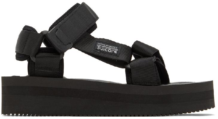 Suicoke Black DEPA-V2PO Sandals
