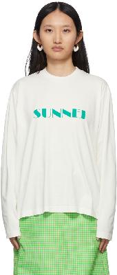 Sunnei Off-White Classic Logo T-Shirt