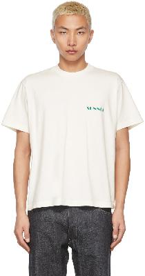 Sunnei Off-White Mini Logo T-Shirt