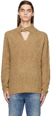 Tanaka Beige Wool Comfy Sweater