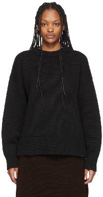 The Row Black Ophelia Sweater