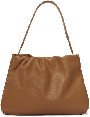 The Row Tan Bourse Shoulder Bag