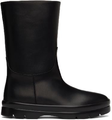 The Row Black Billie Low Boots