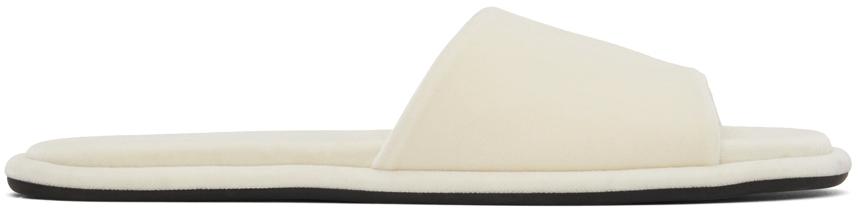 The Row Off-White Canal Slippers