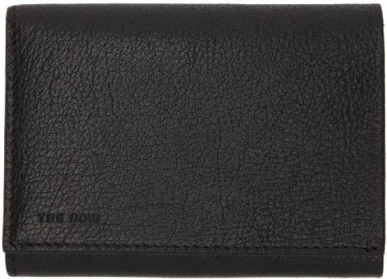 The Row Black Mini Trifold Wallet