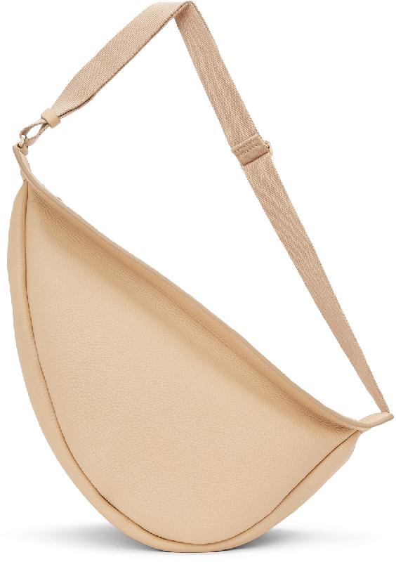 The Row Beige Slouchy Banana Bag