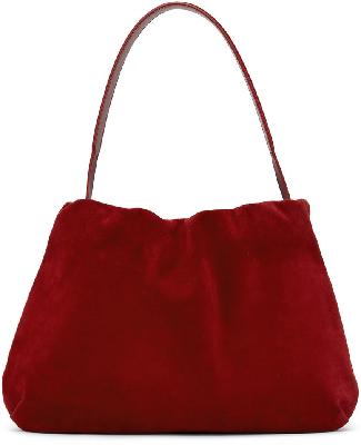 The Row Red Bourse Shoulder Bag